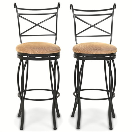 Pair Cheyenne® Swivel Barstools