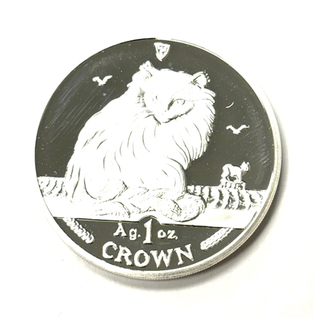 Silver Proof Cat Crown 1997 Silver Coin