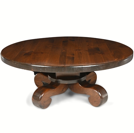 American Empire Pinewood Cocktail Table