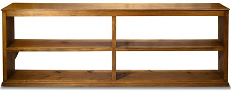 Solid Wood Castered Bookcase