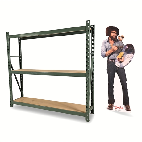 Heavy Duty Steel Storage Rack 3-Tier Industrial Shelving Unit