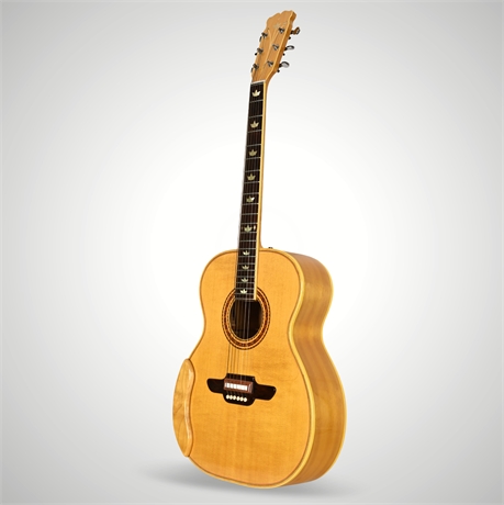 1975 J. Rogers Jr. Custom Acoustic Guitar A-60B w/ Case