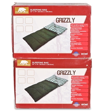 Pair Golden Bear Grizzly Sleeping Bags