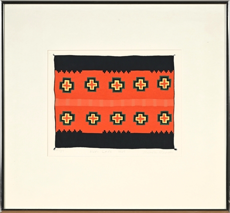 Michele Menotti “Hopi Cape 1865” – Signed Serigraph 31/37