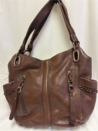Brown Leather Makowsky Purse