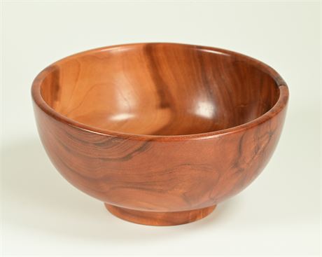 Apricot Turned Bowl By M. Hoffman