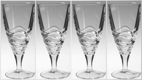 Cristal D'Arques-Durand, Crescendo 8" Iced Tea Glasses
