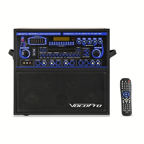 VocoPro Gig Star Multi-Format Karaoke Entertainment System with Remote