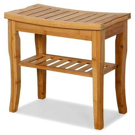 18.5" Bamboo Shower Bench