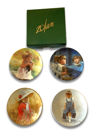 Donald Zolan Collector Plates - Set of 4