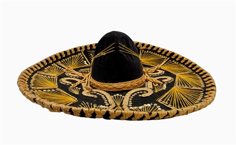 Black Mariachi Sombrero