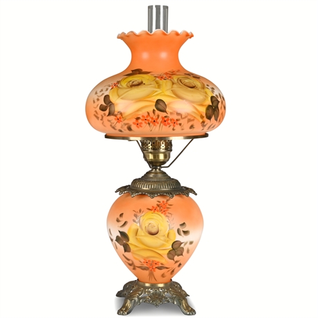 'Gone with the Wind' Hurricane Parlor Lamp