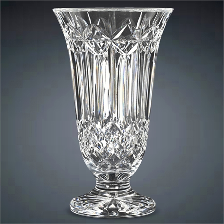 Waterford 10" Crystal Starburst Vase