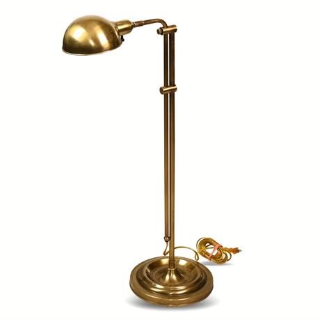 Adjustable Brass Floor Lamp